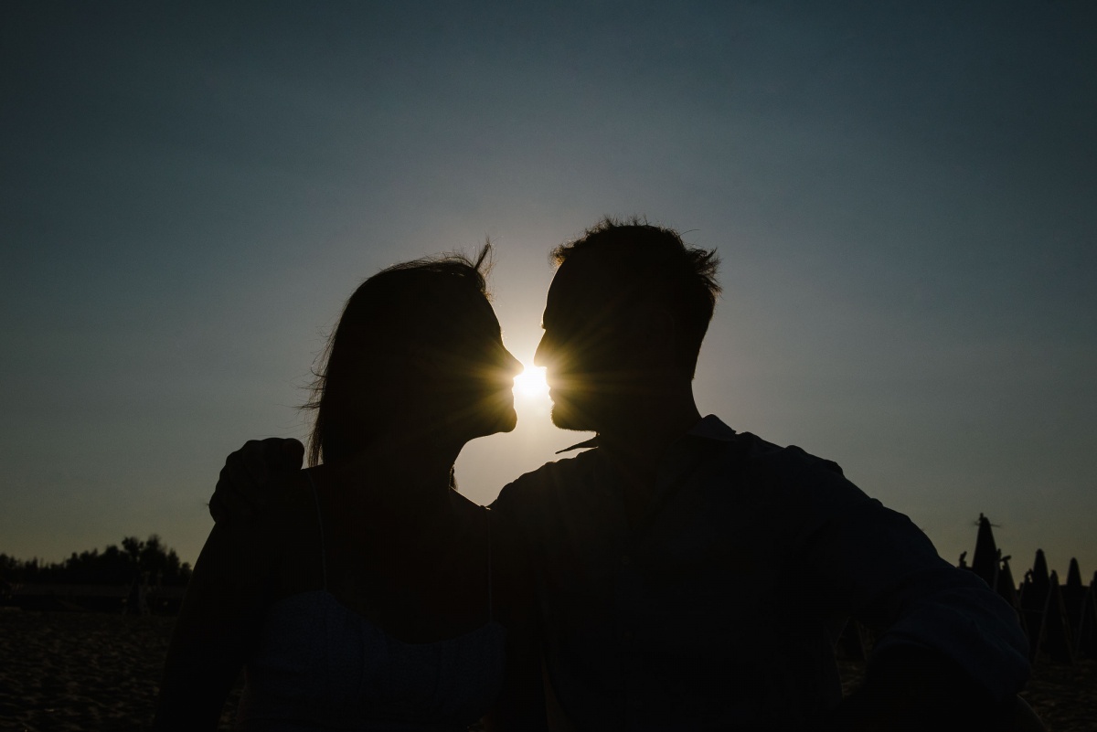 fotografia coppia gravidanza mare by Glam