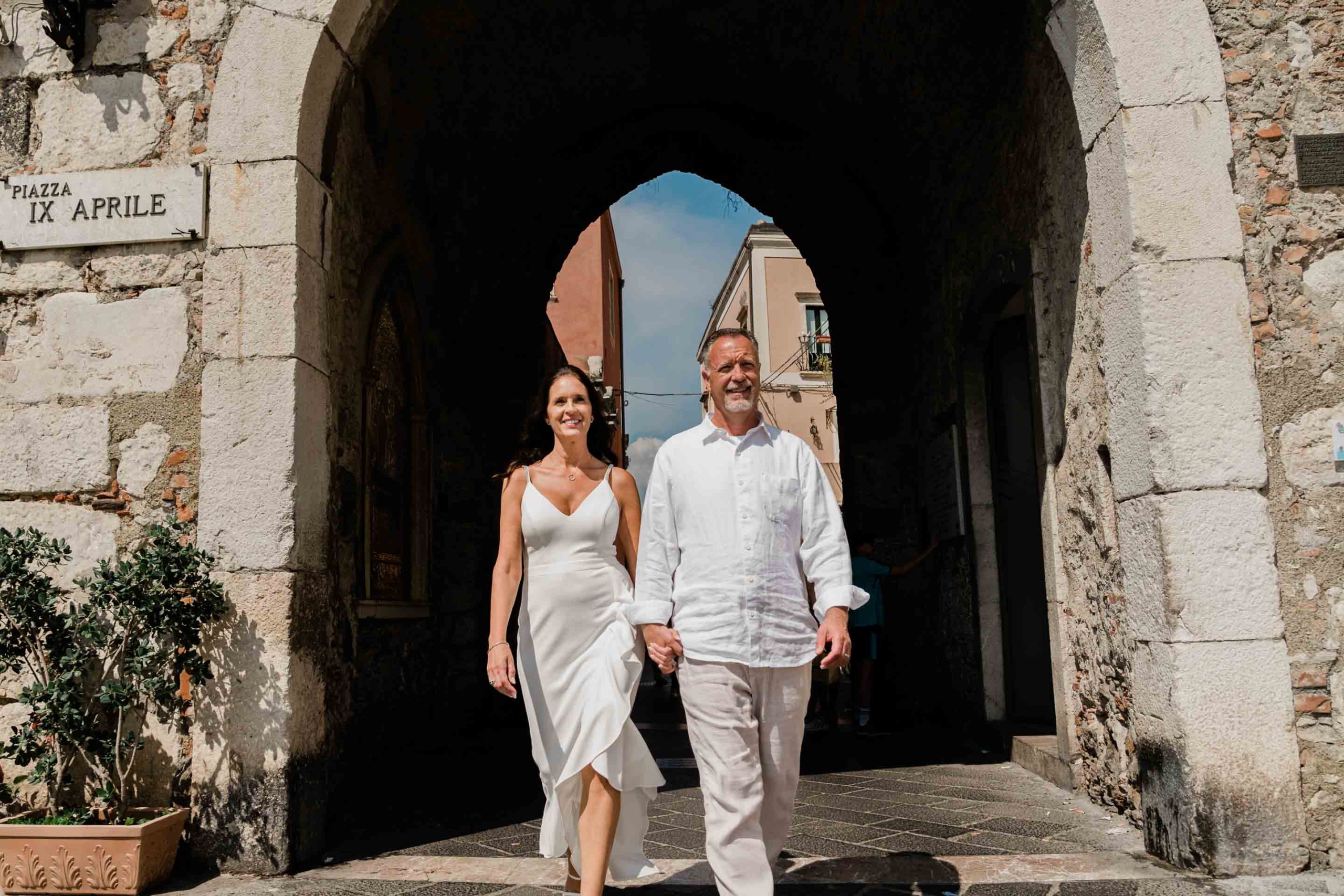 wedding anniversary in Taormina